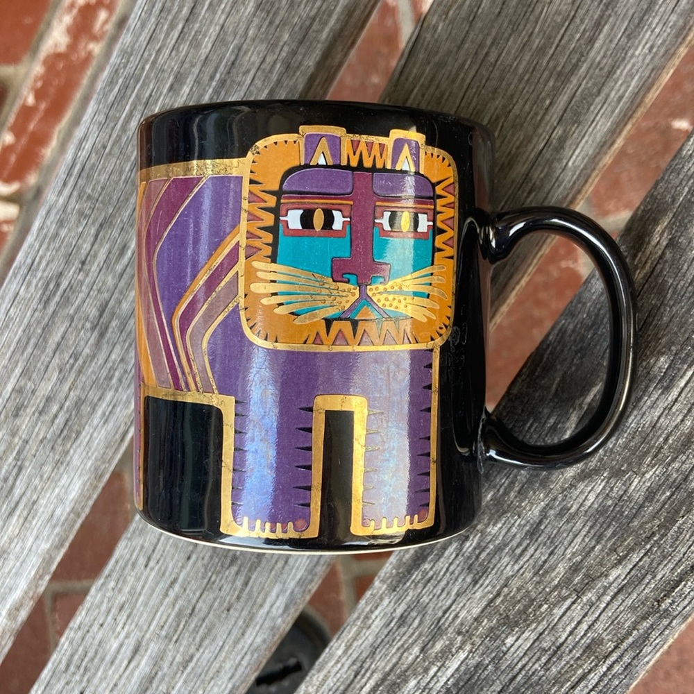Laurel Burch purple lion mug